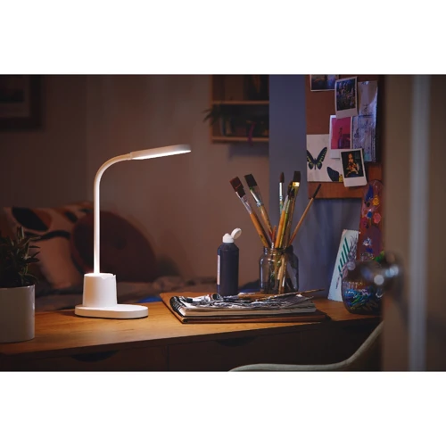 Лампа настольная аккумуляторна Philips LED Reading Desk lamp Bucket белый: Назначение Для школьника