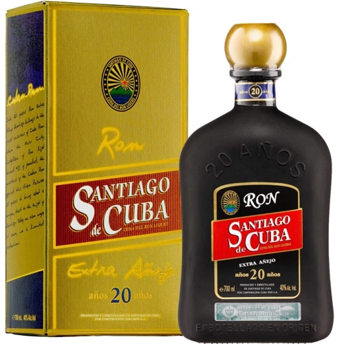 Ром Santiago De Cuba Extra Anejo 20 Years Old, gift box (0,7 л) (BW30348)