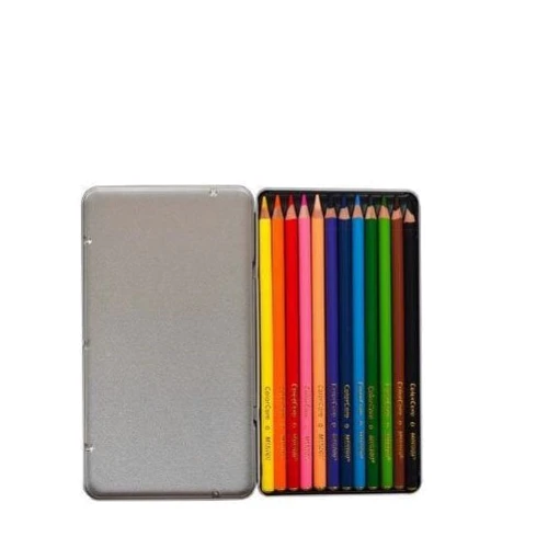 Карандаши Marco 3130-12TN 12 цв ColorCore в металлическом пенале: Пол Мальчик, Девочка