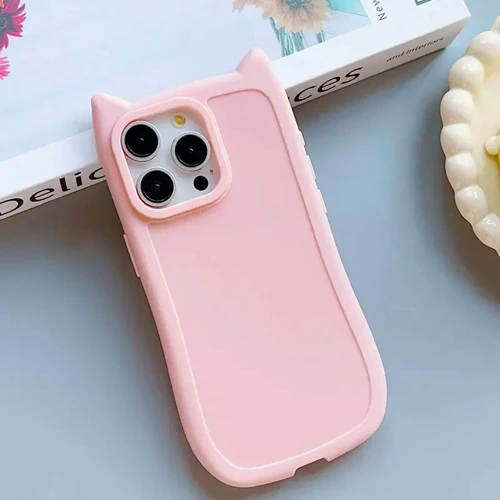 Чохол для iPhone TPU Case Getman Cat with straps Pink for iPhone 14 Pro: Тип аксесуара чехол