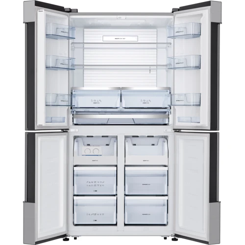 Холодильник Side-by-Side Gorenje NRM9181UX: Расположение морозильной камеры Нижнее