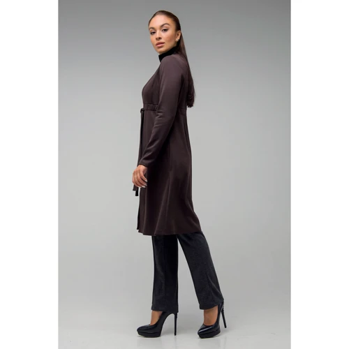 Кардиган FLFashion Шаде СКШ2664 46 коричневый: Вид Кардиганы