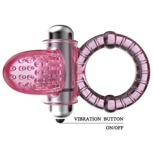 Эрекционное кольцо с вибрацией Sweet Vibration Ring, BI-014081