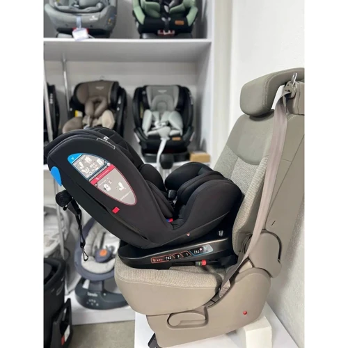 Автокресло El Camino Everest Isofix 0-36 кг Black (ME 1114 Black): Материалы обшивки полиэстер, лен