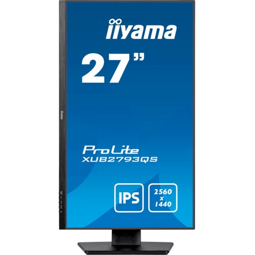 Монитор iiyama XUB2793QS-B6: Угол обзора, гор / верт 178 ° / 178 °