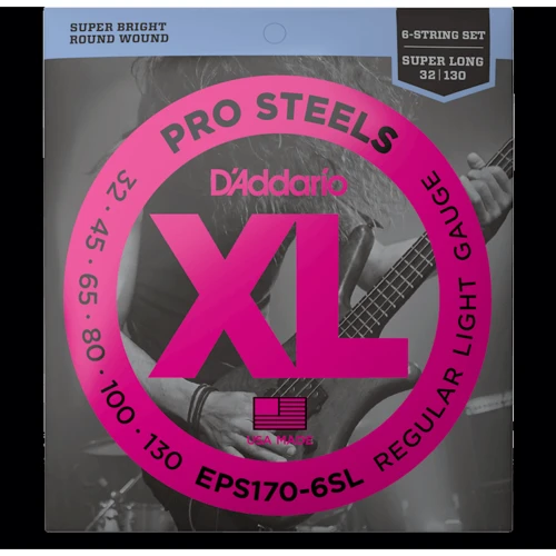 Струна для гитар Струны для электрогитары D&ADDARIO EPS170-6SL
