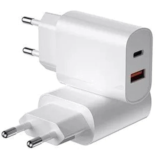 Зарядний пристрій WIWU Wall Charger USB-C+USB Wi-U002 20W White: Особливості Быстрая зарядка, USB-C, Power Delivery (PD)