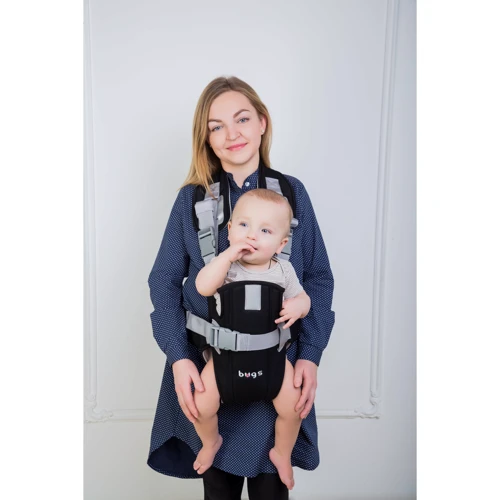 Рюкзак-кенгуру Bugs 6в1 Happy Walker чорний