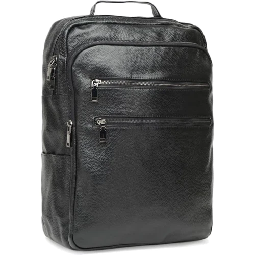 Чоловік рюкзак Keizer чорний (K1519-black): Фактура матова, Зерниста