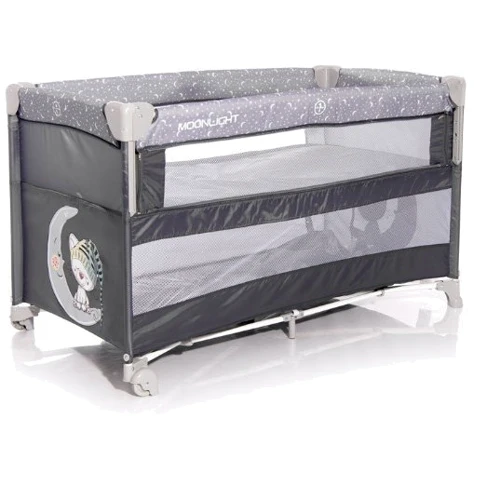 Манеж Lorelli UP AND DOWN (grey cute moon): Тип кроватка-манеж