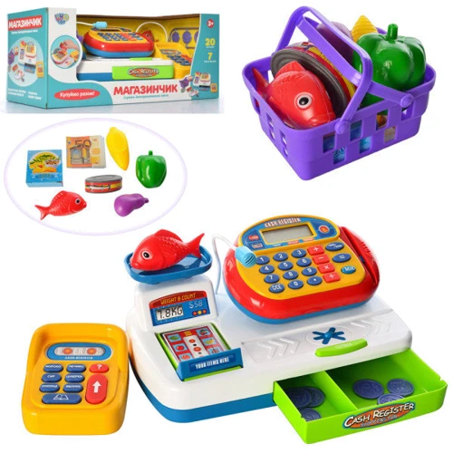 Игровой набор кассовый апарат Limo Toy 7019 UA