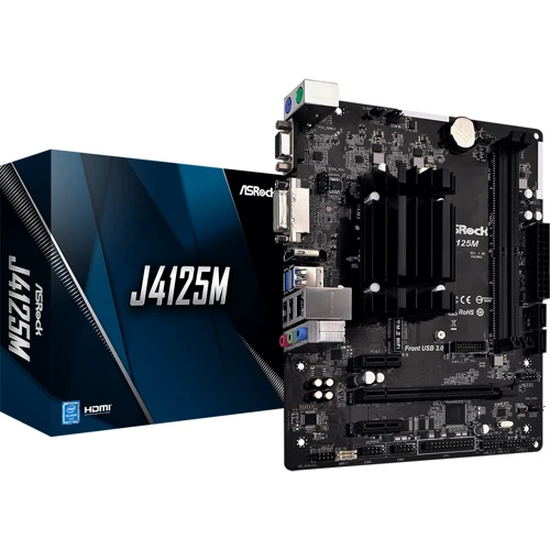 ASROCK J4125M: Додатково Підтримка UEFI