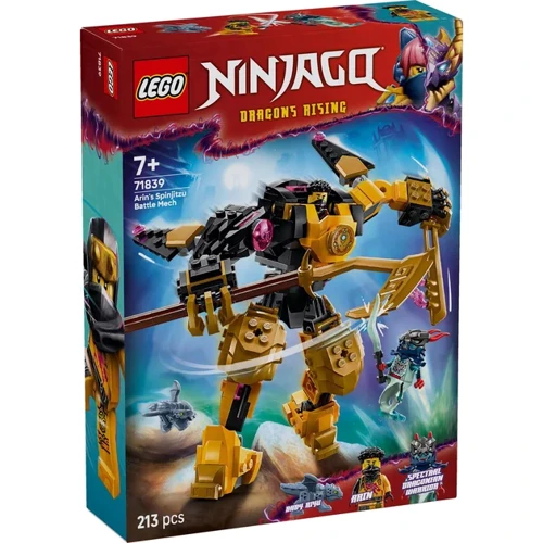 Конструктор LEGO Ninjago Боевой робот Арин Спин-джитсу (71839): Количество деталей, шт. 213