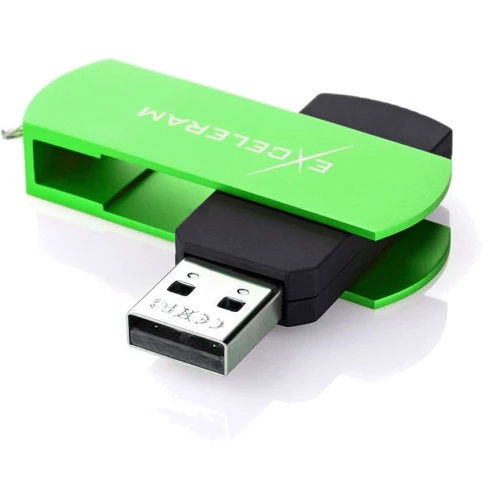 USB-флешка eXceleram 16GB P2 Series USB 3.1 Gen 1 Green/Black (EXP2U3GRB16)