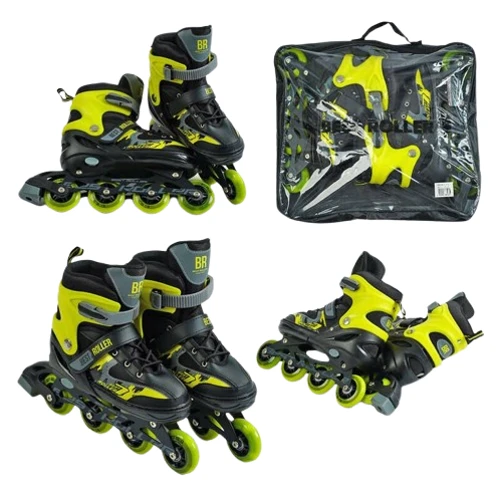 Раздвижные ролики Best Roller колеса PU 61150-L (38-42) Желтые