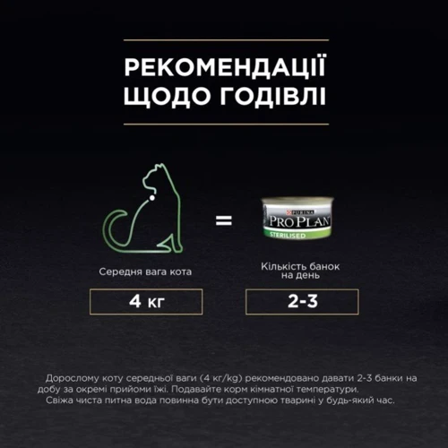 Влажный корм Pro Plan Sterilised для кастрированных котов с тунцом и лососем 5x85 г (7613037569643) фото 9