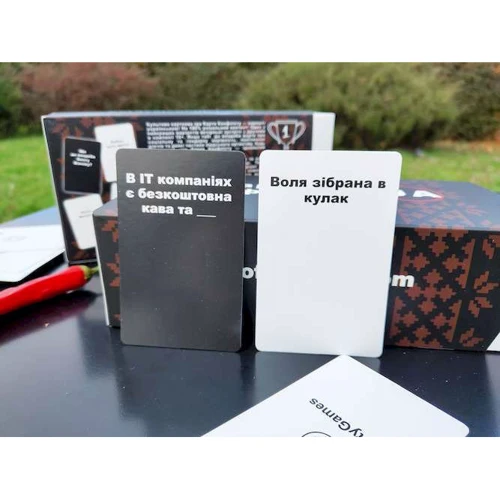Настольная игра Cards of Conflict Карты конфликта UA (укр.) (82483): Тип Взрослые