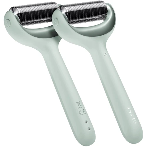 Электронный роллер для лица и тела с микроиглами GESKE MicroNeedle Face&Body Roller 8в1 green фото 5