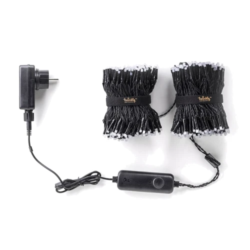 Smart LED Гирлянда Twinkly Strings RGB 600_ BT+WiFi_ Gen II_ IP44 кабель черный: Применение Для улицы