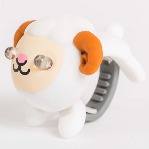 Ліхтарик-мигалка Zoonimal Овечка LED для дитячого велосипеда білий (Z216_6DF-SH 8)