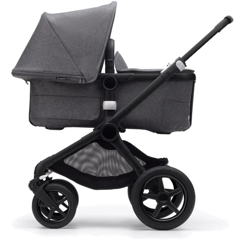 Универсальная коляска 2 в 1 Bugaboo Fox 3 Black/ Grey Melange/ Grey Melange: Количество блоков 1