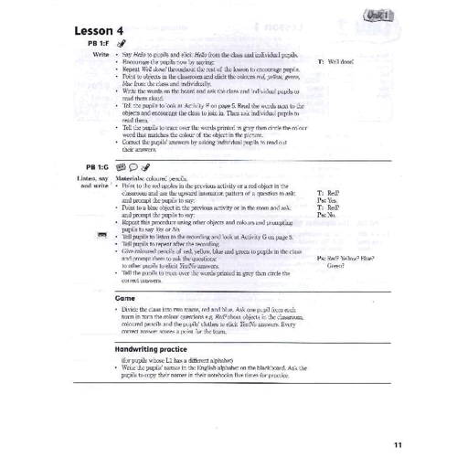 Excellent! Starter Teacher's Guide: ISBN 978-0-582-77832-0