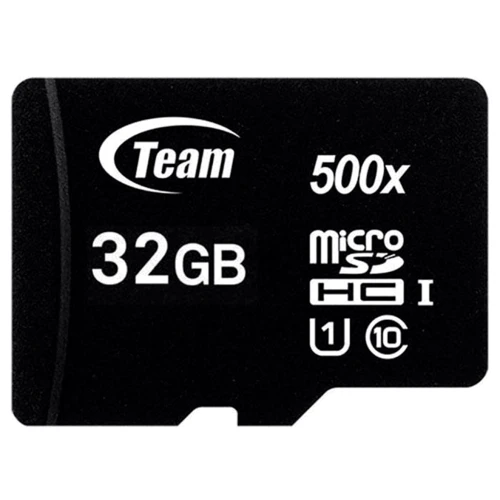 Карта памяти Team 32GB microSDHC Class 10 UHS-I U1 500X (TUSDH32GCL10U02)