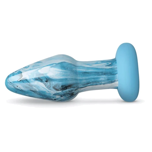 Стеклянная анальная пробка Gildo - Ocean Curl Glass Butt plug