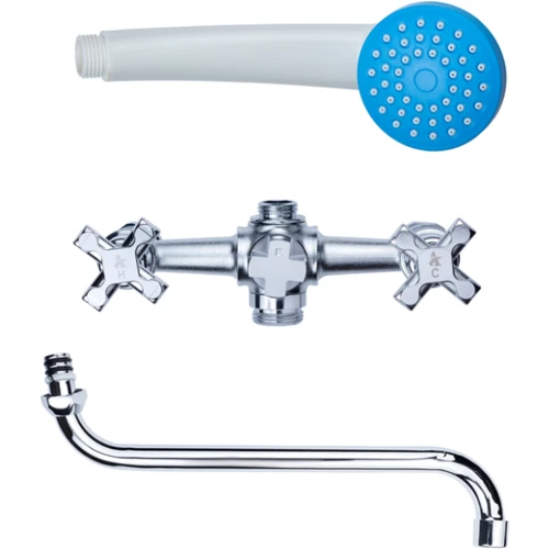 Змішувач для ванни з довгим зливом Aquatica QN-2C458C