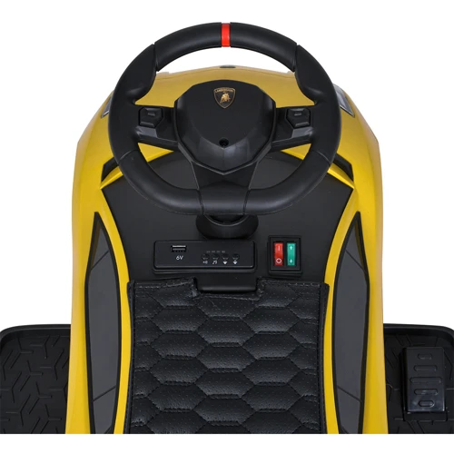 Детский электромобиль Bambi Lamborghini желтый (M 5777EBL-6)