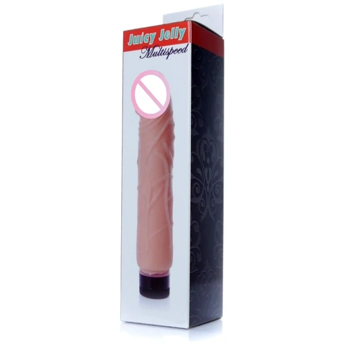 Вибратор BOSS Juicy Jelly Multispeed Flesh