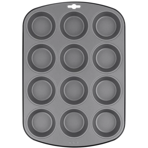 Форма для маффинов Tefal Easybake baking на 12 шт. 38х27х3 см (J1745074): Форма прямоугольная