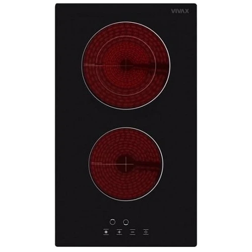 Варочная поверхность Vivax BH-02TVC: Расположение панели спереди