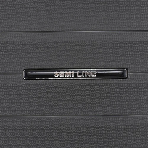 Чемодан Semi Line 21" (S) Dark Grey (T5586-2): Застежка Молния