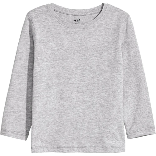 Лонгслів H & M 5035698 134-140 см сірий