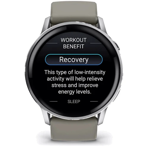 Смарт-часы Garmin Venu 4 45mm Silver with Silver Grey Silicone Band (010-03014-01)