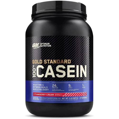 Протеїн Optimum Nutrition 100% Casein Gold Standard 909 g / 27 servings / Strawberry