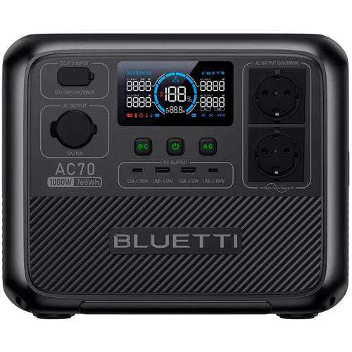 Зарядная станция Bluetti AC70 768Wh 1000W UA