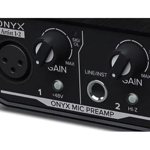 Аудиоинтерфейс Mackie Onyx Artist 1 2: Аналоговые выходы 2 х 1/4" (Balanced / Unbalanced)