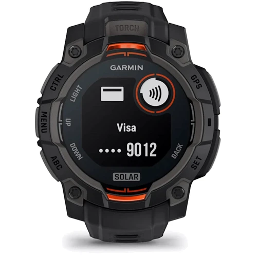 Смарт-часы Garmin Instinct 3 Solar 45mm Black with Black Band (010-02934-00) фото 13