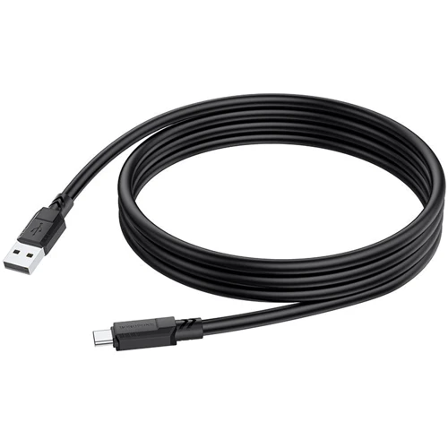 Кабель Borofone USB-C to USB-C 60W 1m Black (BX81): Тип USB-C - USB-C