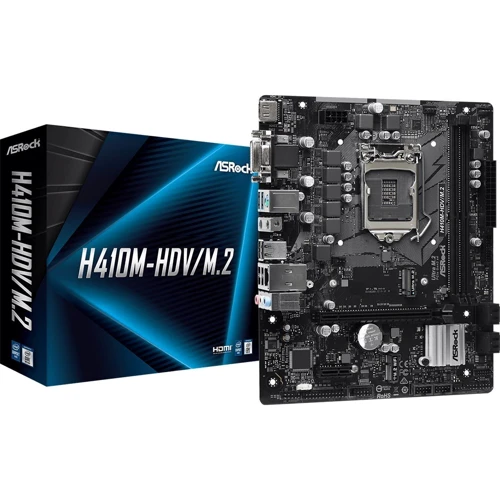 ASRock H410M-HDV/M.2: Роз'єми на платі PCI Express x1, SATA 3.0, M.2