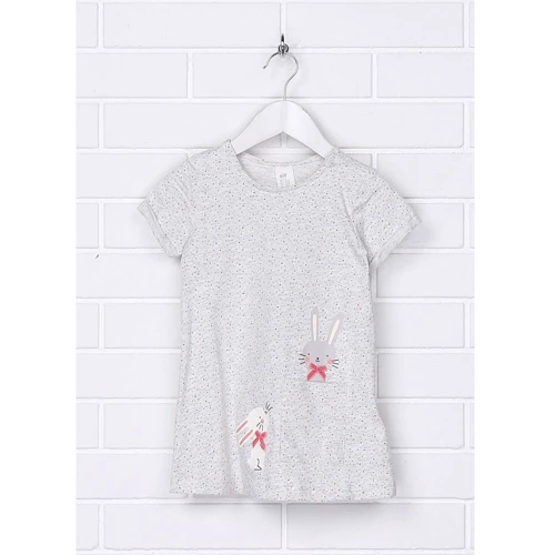 Футболка H&M 7Z128296-5128296 80 см серая