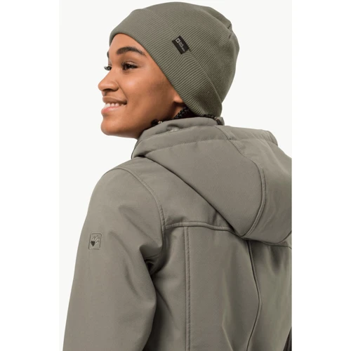 Шапка Jack Wolfskin Rib Hat оливковая (1903891_4550): Производитель Jack Wolfskin