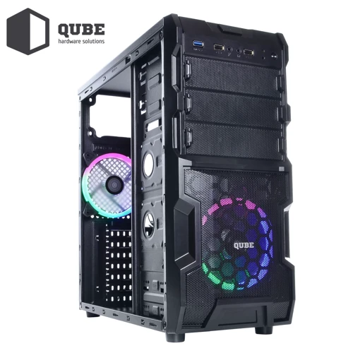 Корпус QUBE QB932A 500W Black (QB932A_W35U3): Призначення ігровий