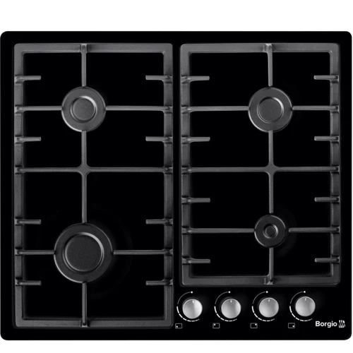 Варочная поверхность газовая Borgio 6940-15 (Black Enamelled) FFD
