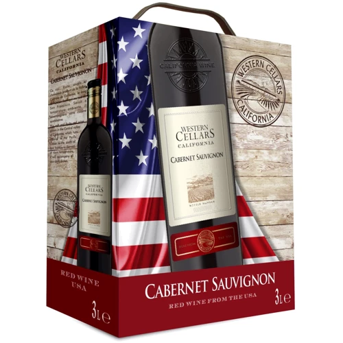 Вино Western Cellars Cabernet Sauvignon красное сухое 3 л (FSH_3500610032943)