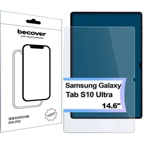 Аксесуар для планшетних ПК BeCover Tempered Glass Matte Anti-Glare для Samsung X920/X926 Galaxy Tab S10 Ultra (713445): Колір прозорий