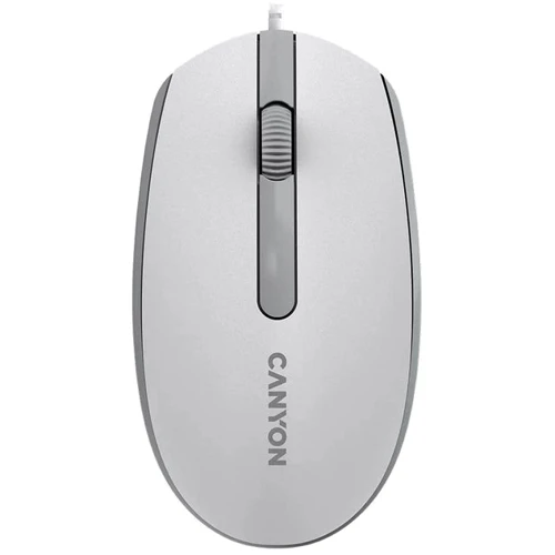 Мышь Canyon M-10 USB White Grey (CNE-CMS10WG)
