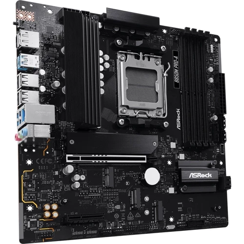 ASRock B850M PRO-A UA: Разъемы на задней панели DisplayPort, HDMI, USB 3.2 Gen 2, USB 2.0, USB Type-C
